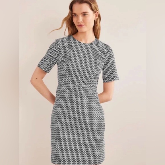 Boden Dresses & Skirts - Boden Women’s Black Tulip Cotton Mini Shift Dress Size 10L